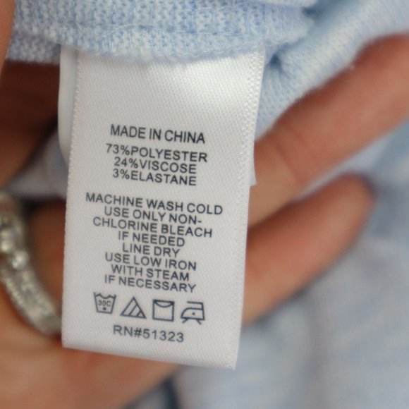 NWT 1.STATE Size S Cozy Knit Joggers Pants Pale Blue - Picture 5 of 8